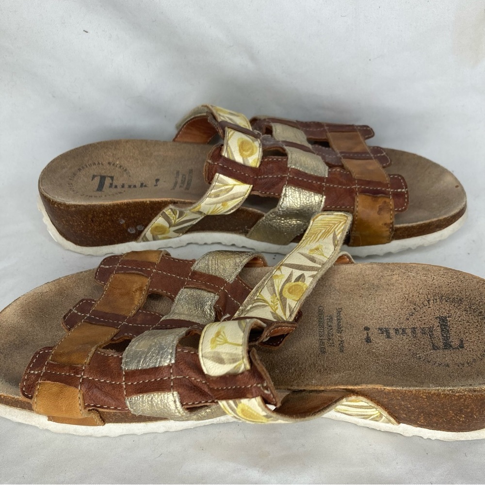 Think! Patchwork Sandals - Picture 4 of 4